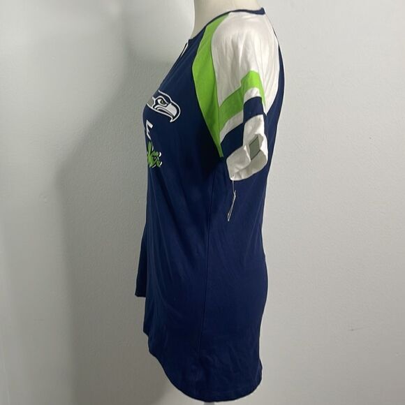 NWT Seattle Seahawks short sleeve shirt.  Size Small. - Picture 2 of 6